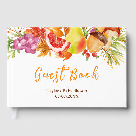 Livro De Visitas Autumn Fall Harvest Baby Shower