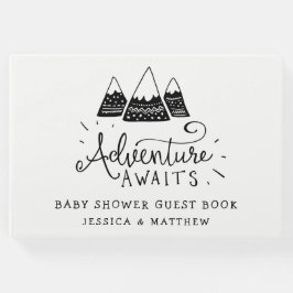 Livro De Visitas Aventura Aguarda Convites Para Bebês