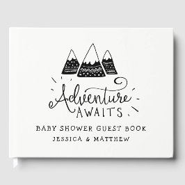 Livro De Visitas Aventura Aguarda Convites Para Bebês