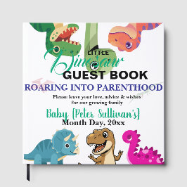 Livro De Visitas Aventura Começa com Bebê Dino