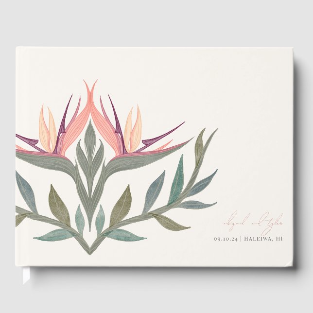 Livro De Visitas Aves do Paraíso (Frente)