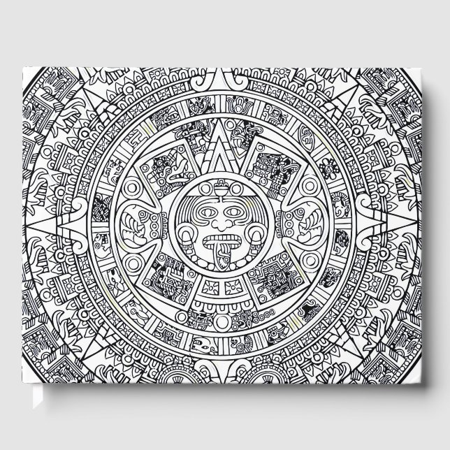 Livro De Visitas AZTEC OU MEXICA mexicana (Frente)