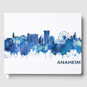 Livro De Visitas Azul Skyline Anaheim California