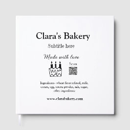 Livro De Visitas Bagaço de padaria adiciona ingredientes feitos com