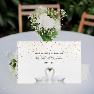 Livro De Visitas Bairros brancos de pássaros 50º aniversário do 