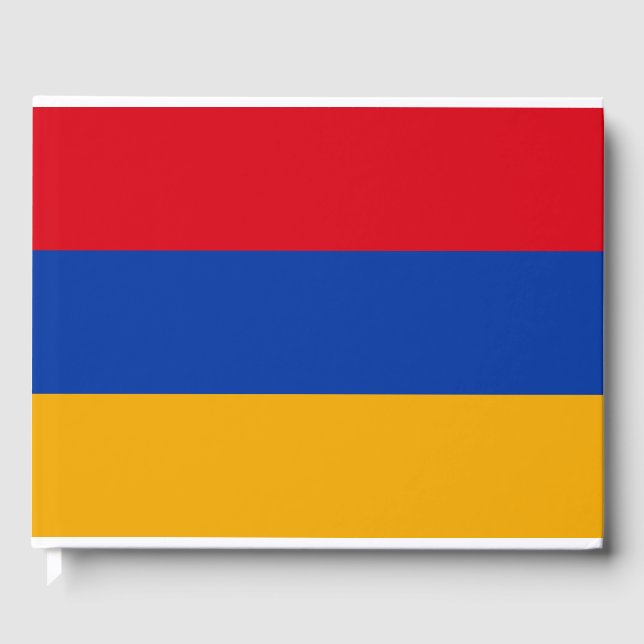 Livro De Visitas Bandeira da Armênia (Frente)