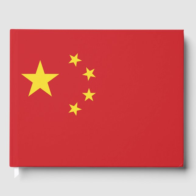 Livro De Visitas Bandeira da China (Frente)