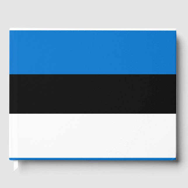 Livro De Visitas Bandeira da Estônia (Frente)