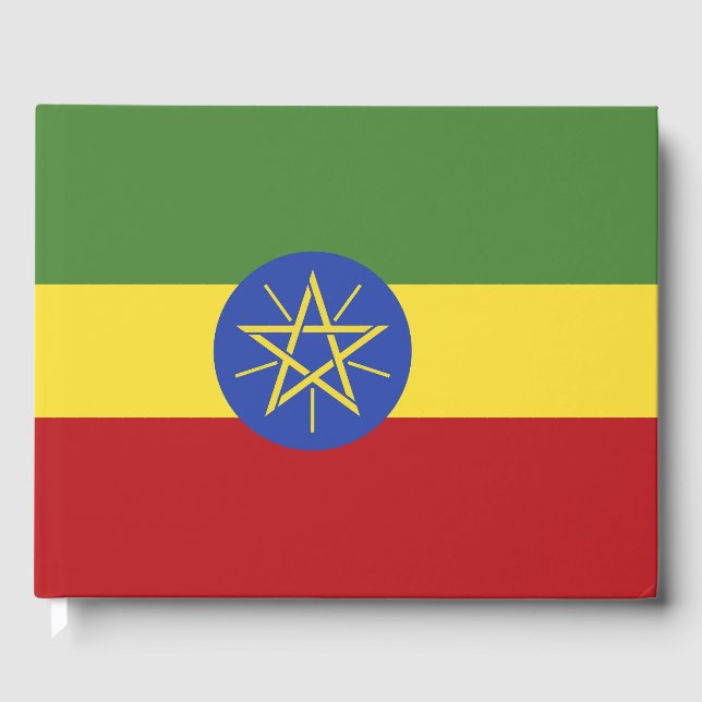 Livro De Visitas Bandeira da Etiópia (Frente)