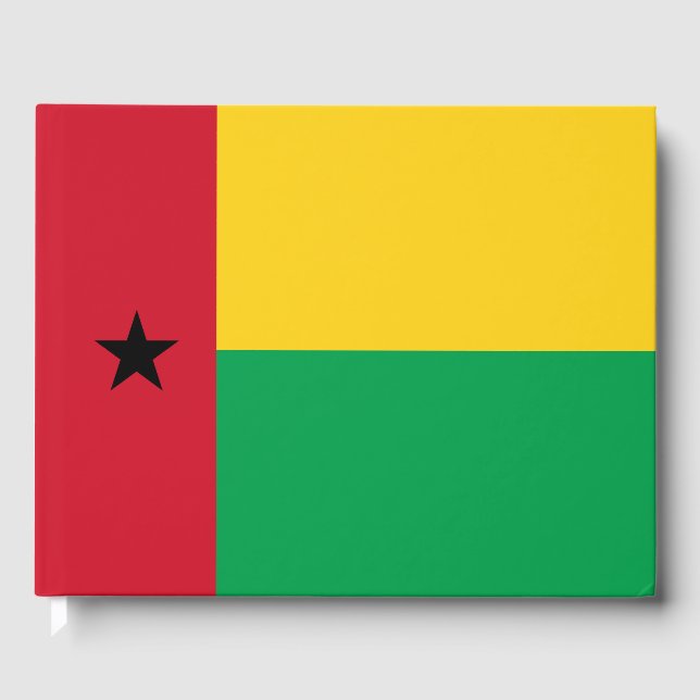 Livro De Visitas Bandeira da Guiné-Bissau (Frente)