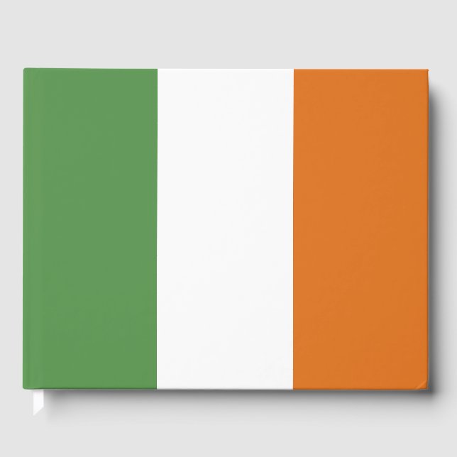Livro De Visitas Bandeira da Irlanda (Frente)