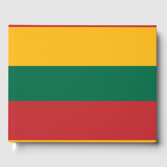 Livro De Visitas Bandeira da Lituânia (Frente)