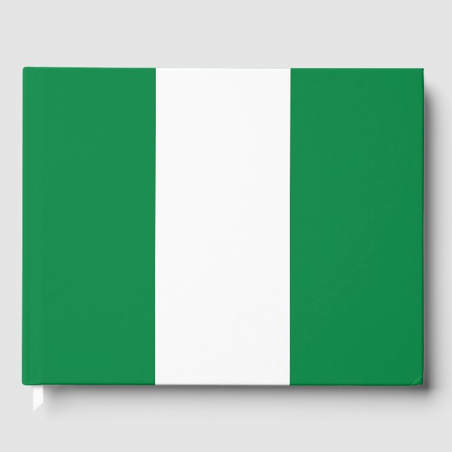 Livro De Visitas Bandeira da Nigéria (Frente)