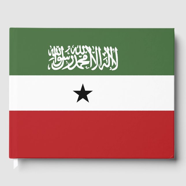 Livro De Visitas Bandeira da Somalilândia (Frente)