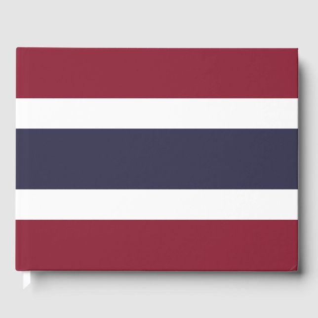 Livro De Visitas Bandeira da Tailândia (Frente)