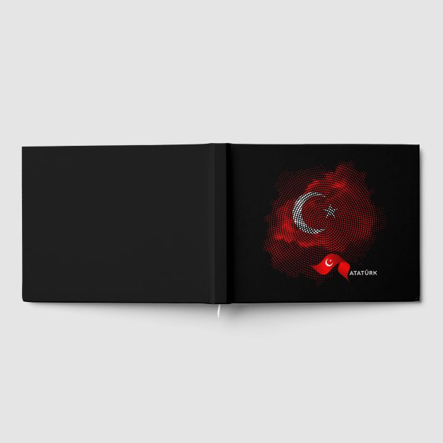 Livro De Visitas Bandeira da Turquia (Completo)