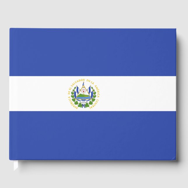 Livro De Visitas Bandeira de El Salvador (Frente)