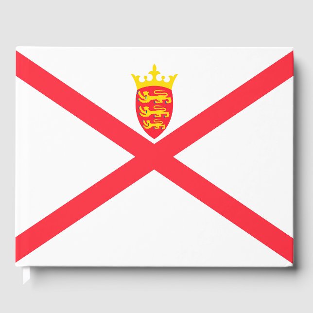 Livro De Visitas Bandeira de Jersey (Frente)