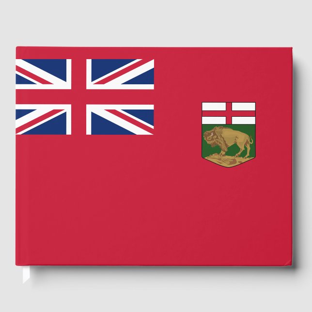 Livro De Visitas Bandeira de Manitoba (Frente)