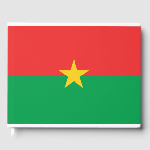 Livro De Visitas Bandeira do Burkina Faso