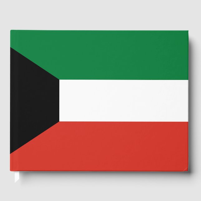 Livro De Visitas bandeira do Kuwait (Frente)