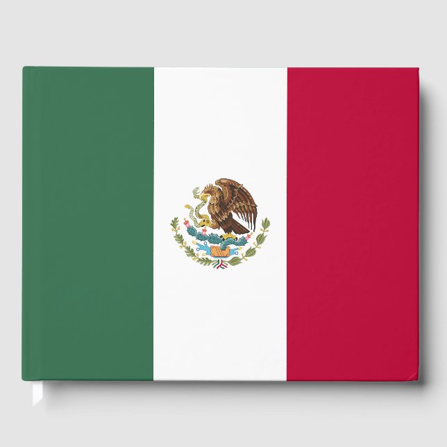 Livro De Visitas Bandeira do México (Frente)