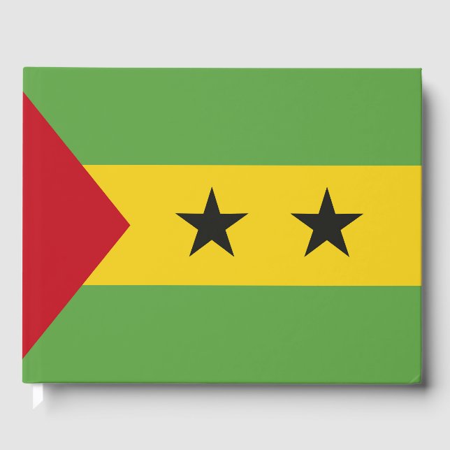Livro De Visitas bandeira São Tomé e Príncipe (Frente)