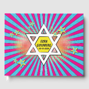 Livro De Visitas Bar Mitzvah Star do História em quadrinhos Comic B