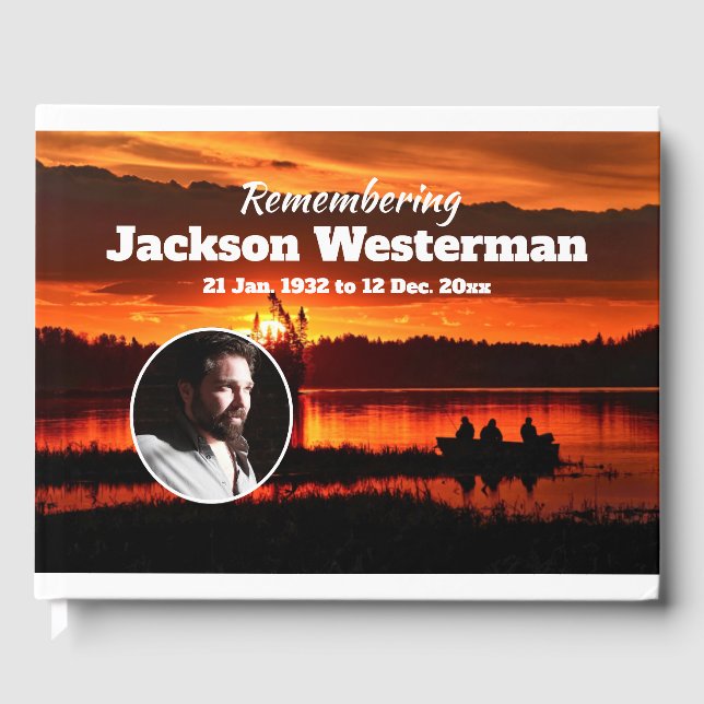 Livro De Visitas Barco de Pesca no Lago Memorial (Frente)