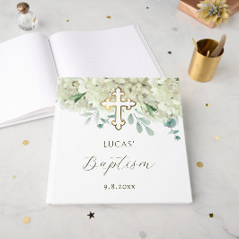 Livro De Visitas Batismo Elegante