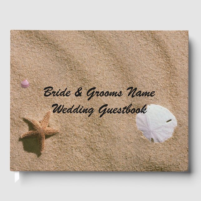 Livro De Visitas Beach Serenity Wedding (Frente)