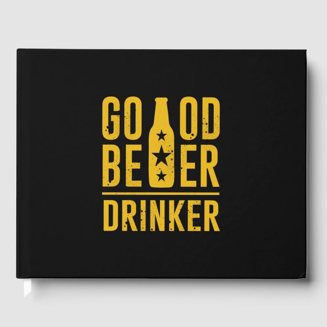 Livro De Visitas Beer Drinker (Frente)