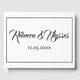 Livro De Visitas Belo preto e branco