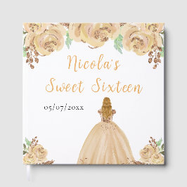 Livro De Visitas Blonde Hair Princess Peach Sweet 16 Guest Book