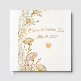 Livro De Visitas Bohemian, botanical style 