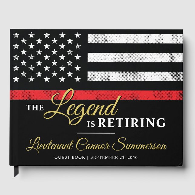 Livro De Visitas Bombeiro do Departamento de Bombeiros de Retirada (Frente)