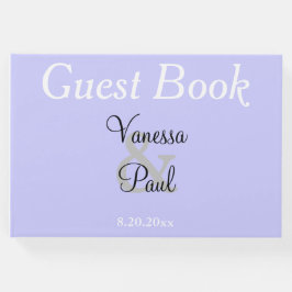 Livro De Visitas Bonito Casamento Periwinkle