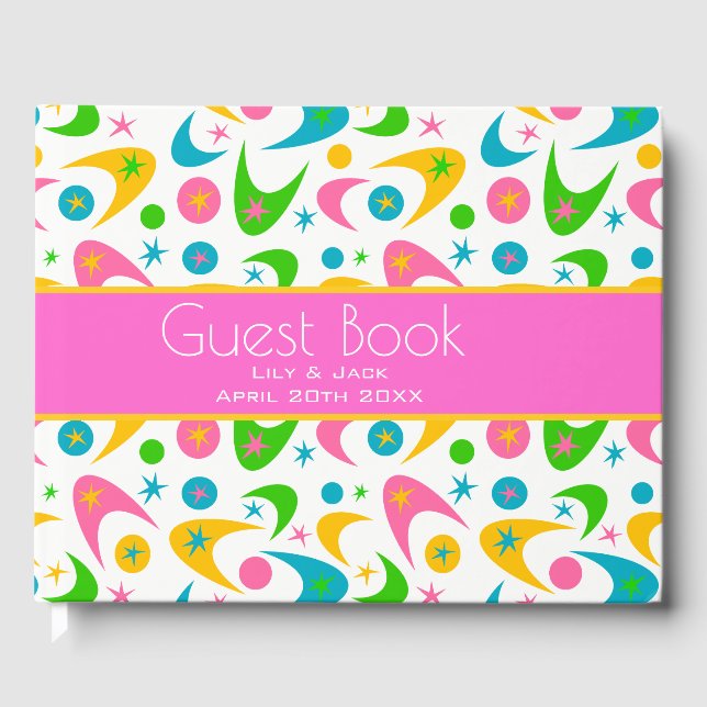Livro De Visitas Boomerangs Retro (Frente)