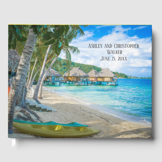 Livro De Visitas Bora Bora Beach House Bungalows (Frente)