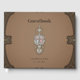 Livro De Visitas Borboleta estilizada