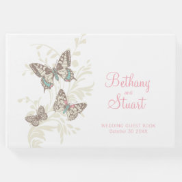 Livro De Visitas Borboletas de arte casada