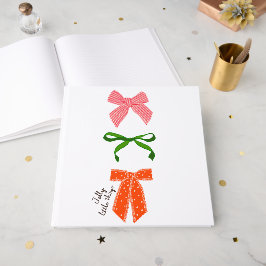 Livro De Visitas Bow Jolly Little Things Natal