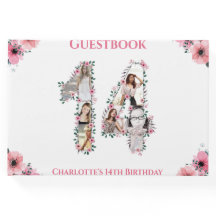 Branca de Flor de Colagem de Fotos de Aniversário 