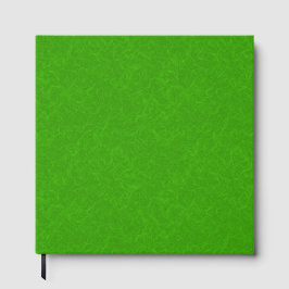 Livro De Visitas Bright green textured surface  swirling pattern