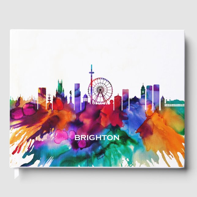 Livro De Visitas Brighton Skyline (Frente)