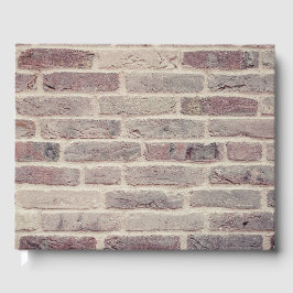 Livro De Visitas Brown Brick Wall