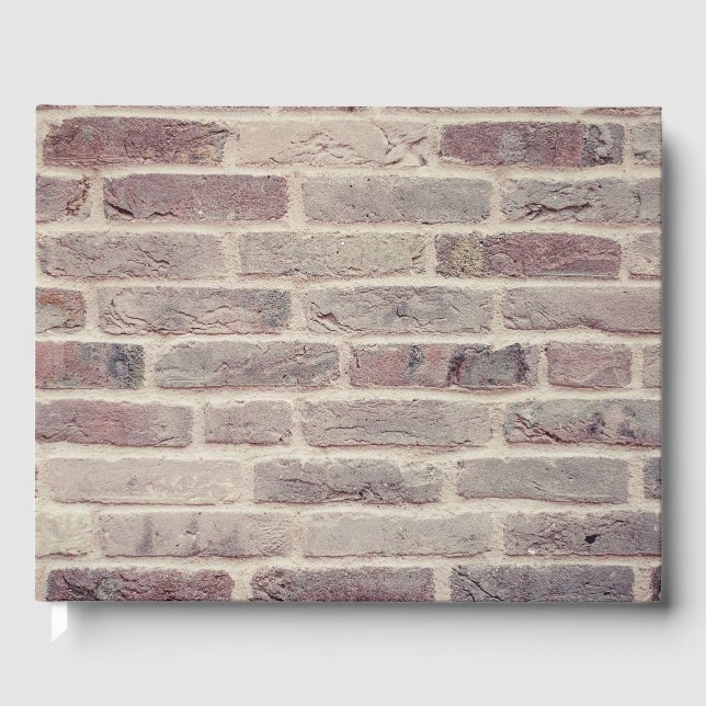 Livro De Visitas Brown Brick Wall (Frente)