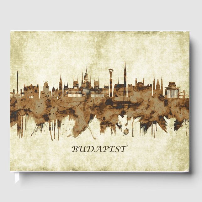 Livro De Visitas Budapest Hungria Cityscape (Frente)