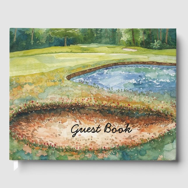 Livro De Visitas Bunker de golfe  (Frente)