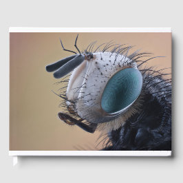 Livro De Visitas Cabeça de Inseto de Insetos de Fechamento